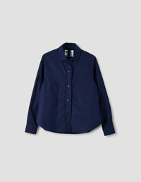 CHEMISE SIMPLE MHL. | TOILE DE COTON | INDIGO