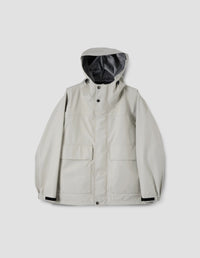 MIZUNO GORE-TEX JACKET | RECYCLED POLYESTER POPLIN | LIGHT STONE