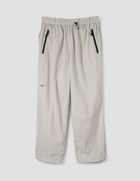 MIZUNO RAIN TROUSER | LIGHTWEIGHT NYLON TASLAN | LIGHT STONE