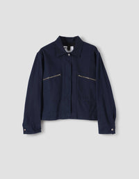 MHL. MECHANIC JACKET | YARN DYE INDIGO | INDIGO