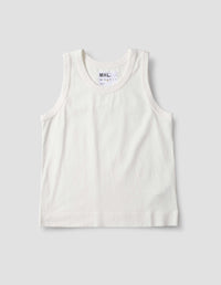 MHL. SURPLUS VEST | HEAVY COTTON JERSEY | OFF WHITE