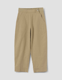 MHL. UTILITY TROUSERS | IRREGULAR COTTON DRILL | OAT