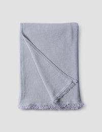 BED SHAWL | MERINO CASHMERE | FEATHER