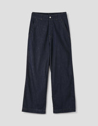 MHL. WIDE LEG JEAN  | LIGHT DENIM TWILL
 | INDIGO