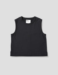 MHL. TANK TOP | MATTE JERSEY | BLACK