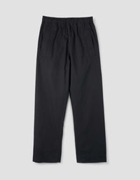 PANTALON DE JOGGING LARGE MHL. | SERGÉ DE COTON FIN | NOIR