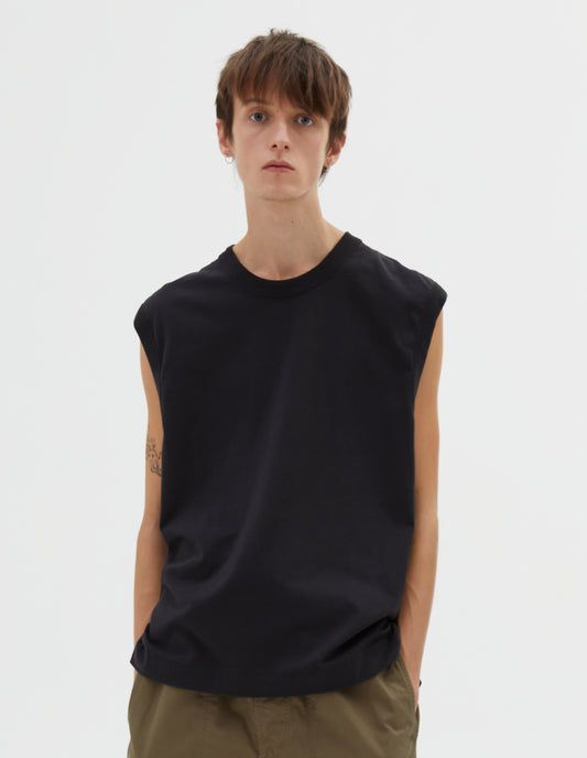 MHL. GYM VEST | LIGHTWEIGHT DRY JERSEY | BLACK