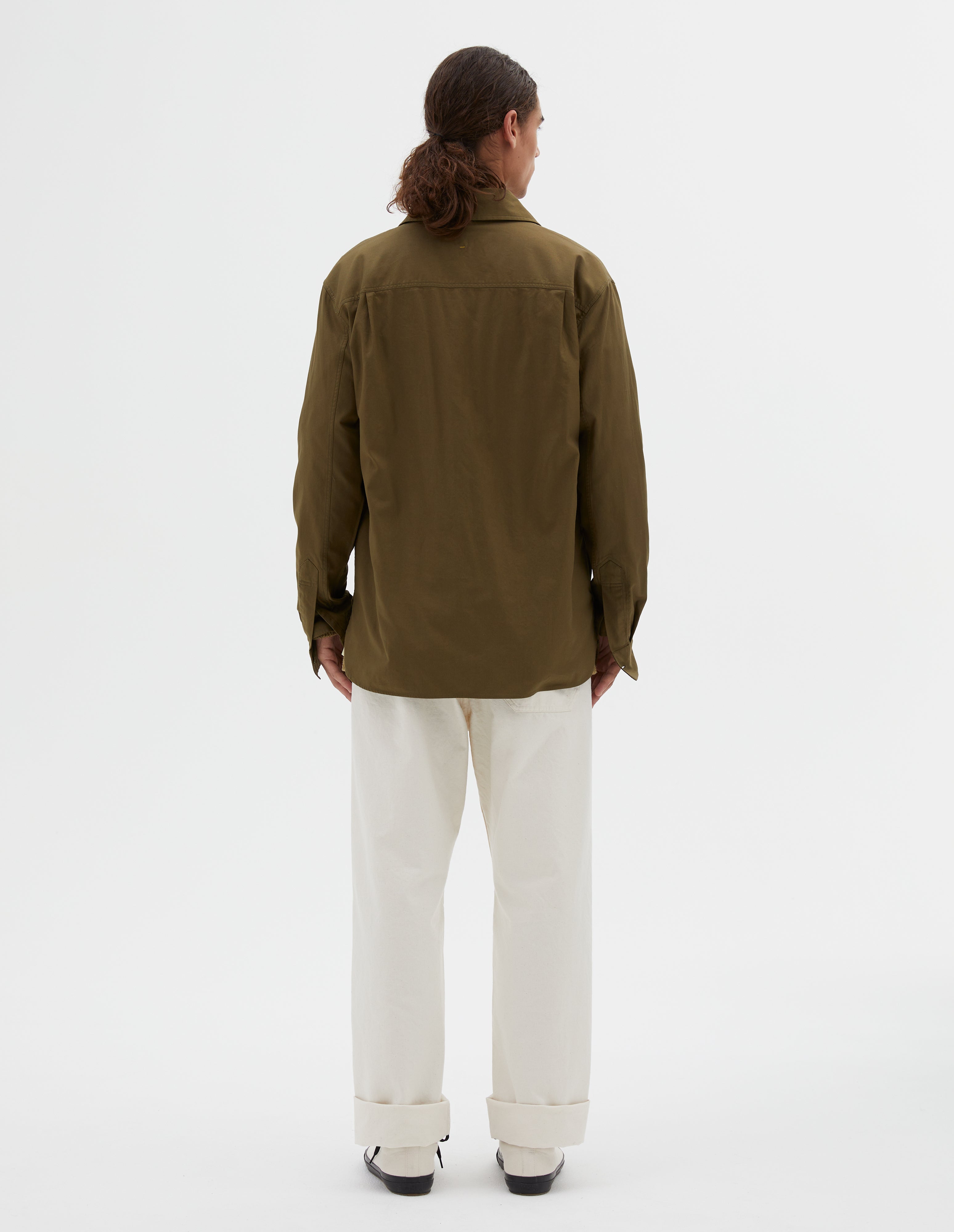 Seaweed cotton surplus shirt | MHL. by Margaret Howell