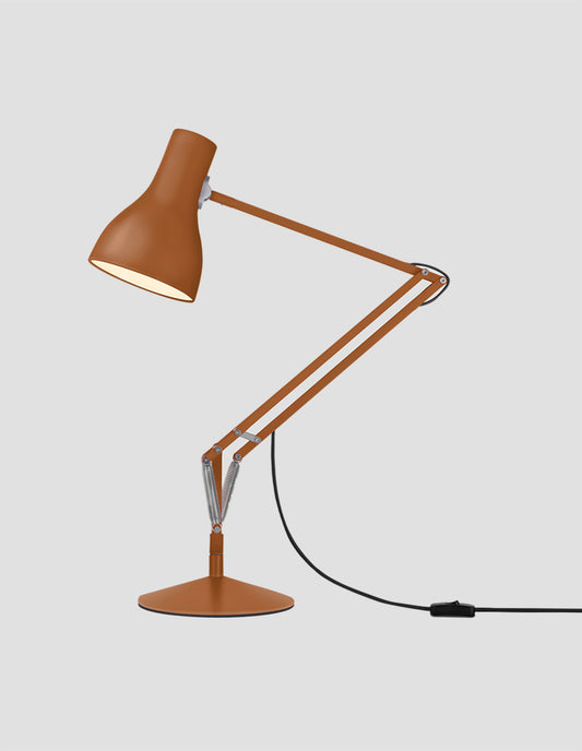 LAMPE DE BUREAU ANGLEPOISE TYPE 75 | ALUMINIUM | TERRE DE SIENNE